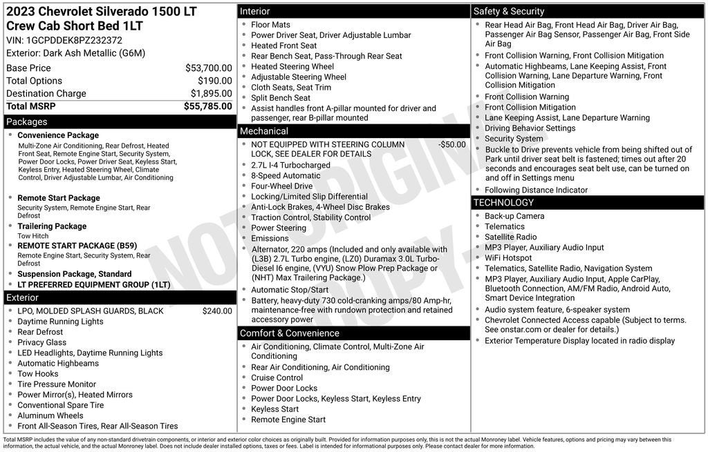 2023 Chevrolet Silverado 1500 LT