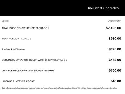 2026 Chevrolet Colorado Trail Boss