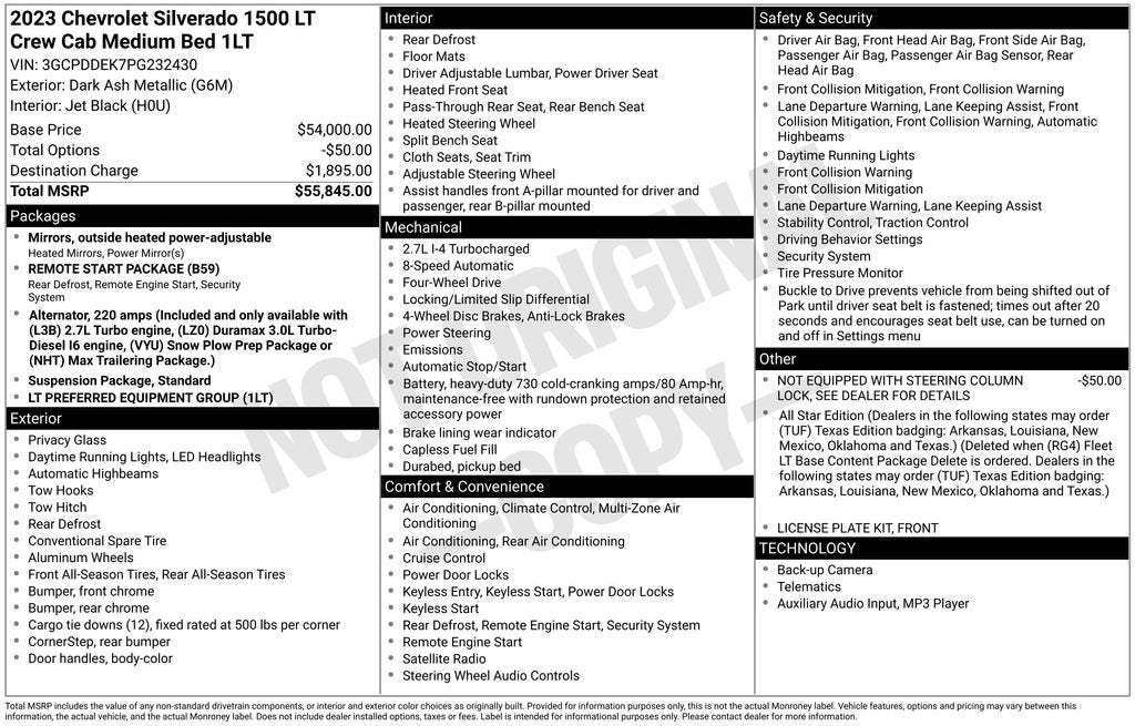 2023 Chevrolet Silverado 1500 LT