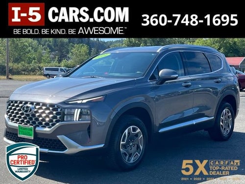 2021 Hyundai Santa Fe Hybrid Blue