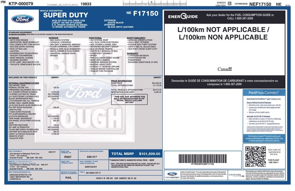 2022 Ford F-350SD Lariat