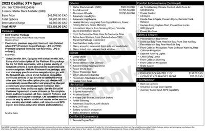 2023 Cadillac XT4 Sport