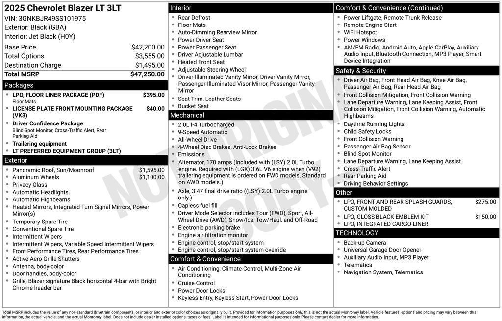 2025 Chevrolet Blazer LT