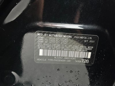 2021 Mitsubishi Mirage ES