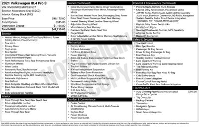 2021 Volkswagen ID.4 Pro S