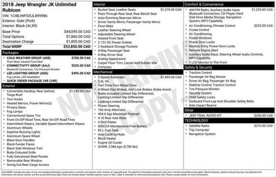 2018 Jeep Wrangler JK Unlimited Rubicon