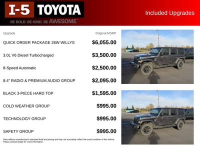 2021 Jeep Wrangler Unlimited Willys