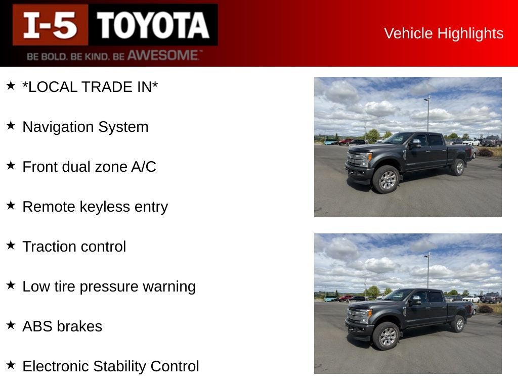 2017 Ford F-350SD Platinum