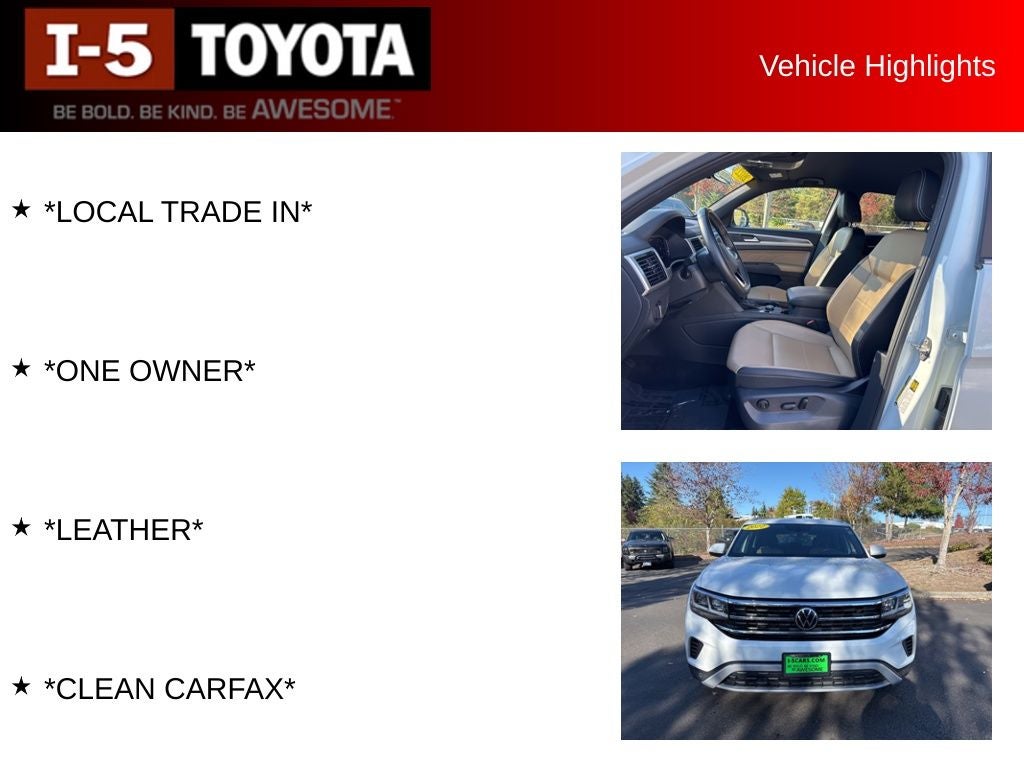 2022 Volkswagen Atlas Cross Sport 3.6L V6 SE w/Technology