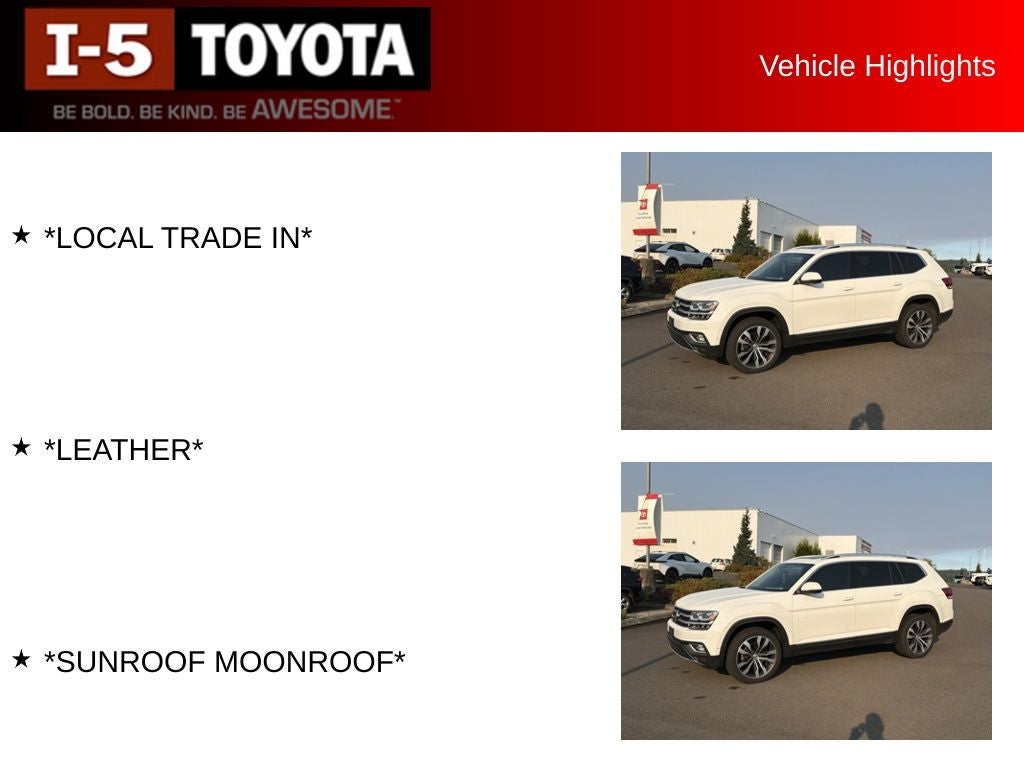 2019 Volkswagen Atlas SEL Premium 4Motion