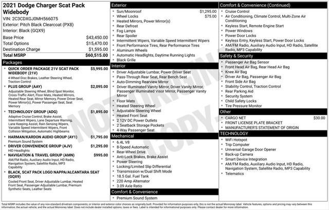 2021 Dodge Charger R/T Scat Pack Widebody