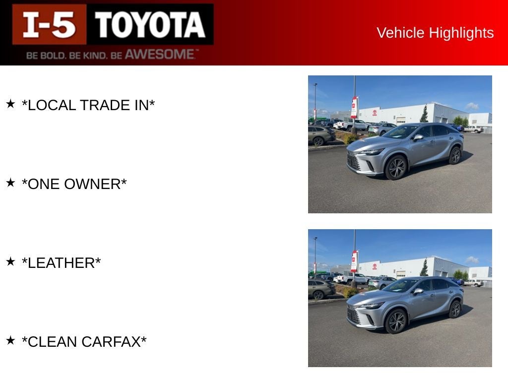 2024 Lexus RX 350 Premium