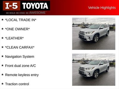 2018 Toyota Highlander Limited Platinum