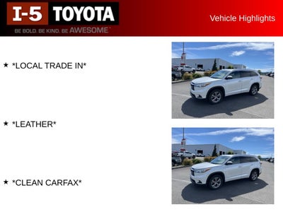 2015 Toyota Highlander XLE V6
