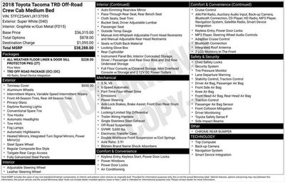 2018 Toyota Tacoma TRD Off-Road V6