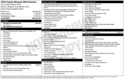 2023 Toyota 4Runner SR5 Premium