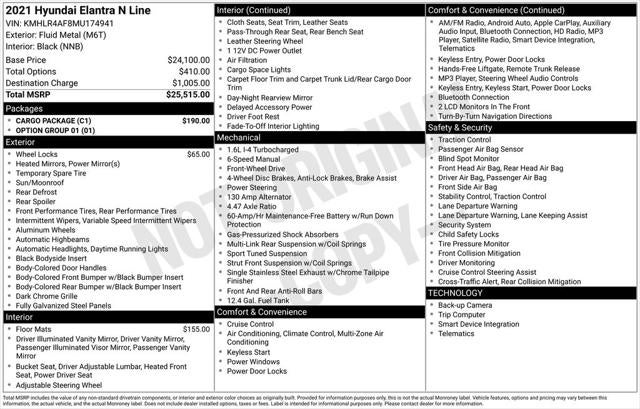 2021 Hyundai Elantra N Line