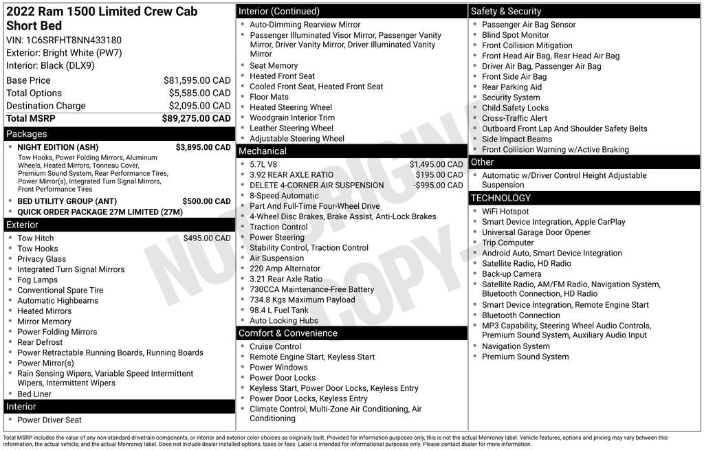 2022 RAM 1500 Limited