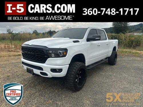 2022 RAM 1500 Big Horn Crew Cab 4x4 6'4' Box