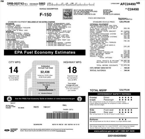 2010 Ford F-150 STX
