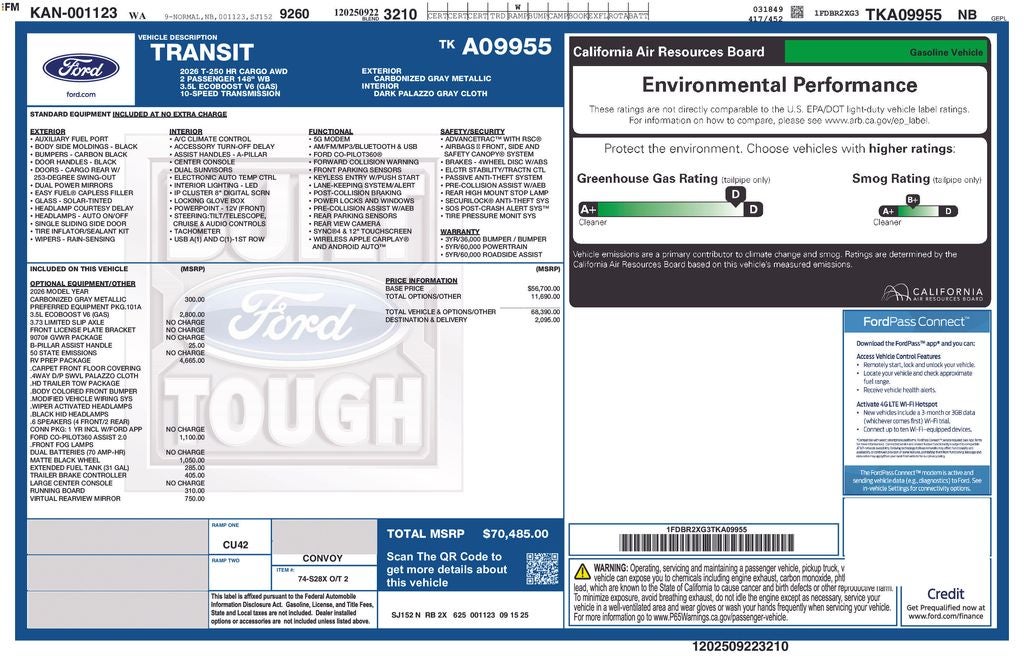 2026 Ford Transit-250 Base