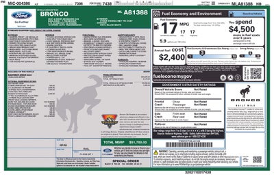 2021 Ford Bronco Badlands