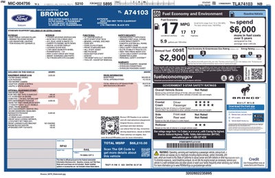 2026 Ford Bronco Outer Banks