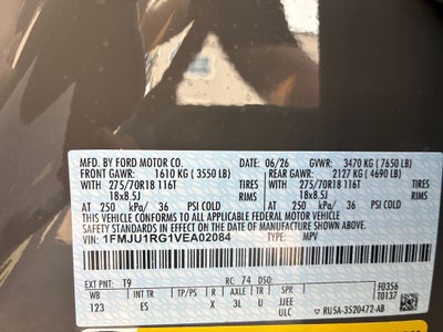 2027 Ford Expedition Tremor