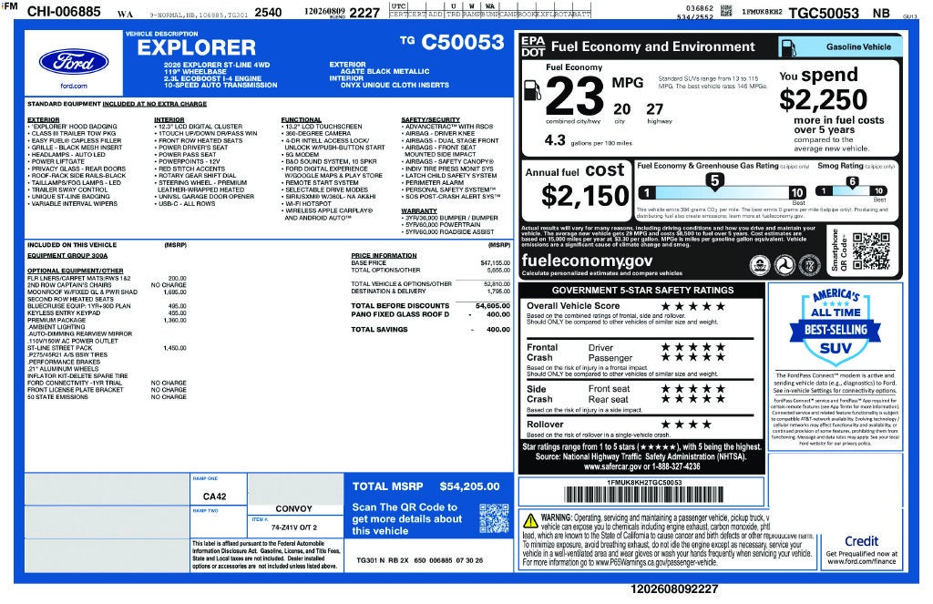 2026 Ford Explorer ST-Line