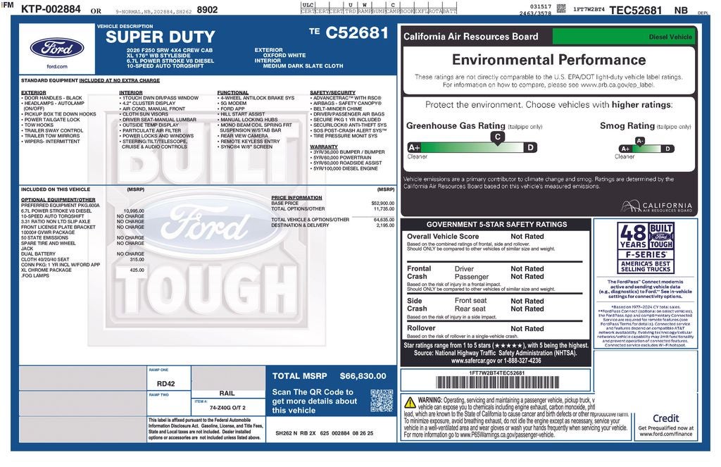 2026 Ford F-250SD XL