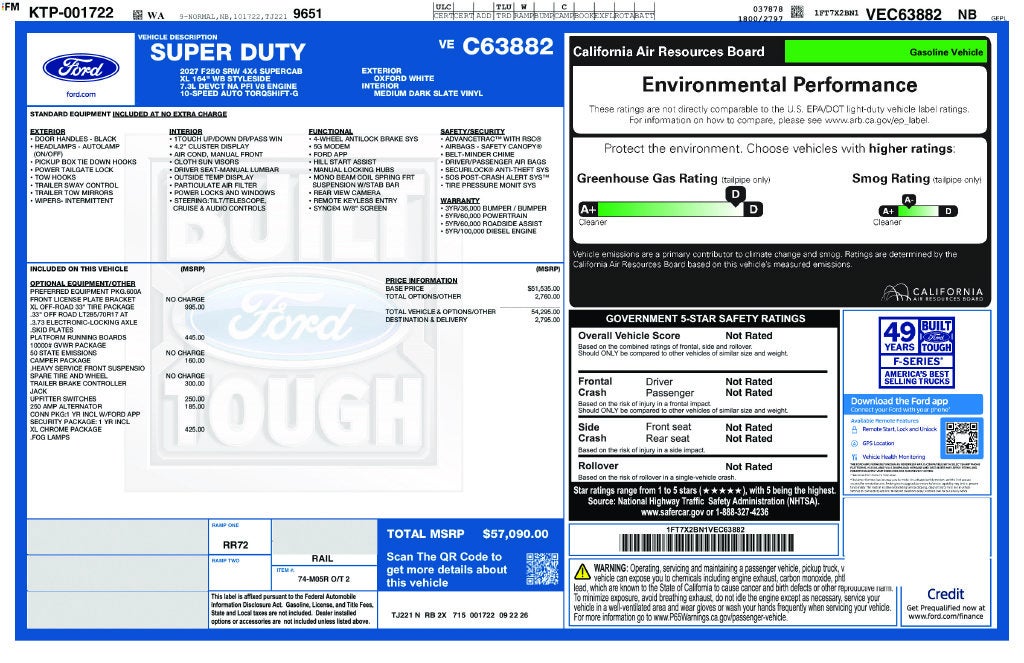 2027 Ford F-250SD F-250® XL