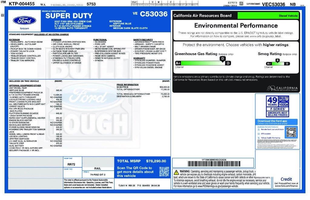 2027 Ford Super Duty F-350 XLT