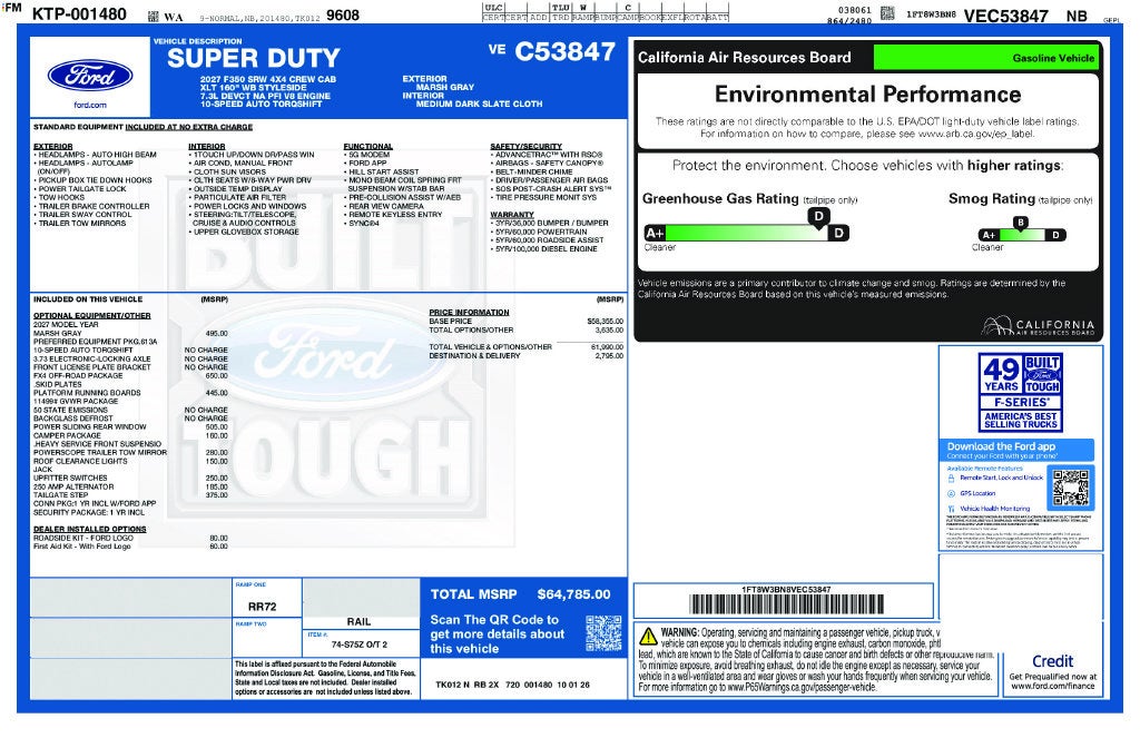 2027 Ford F-350SD F-350® XLT