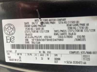 2017 Ford F-350SD XLT