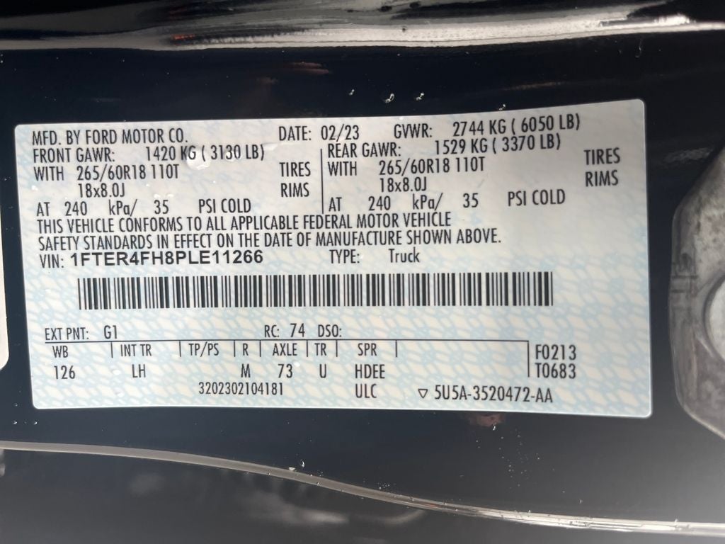 2023 Ford Ranger XLT