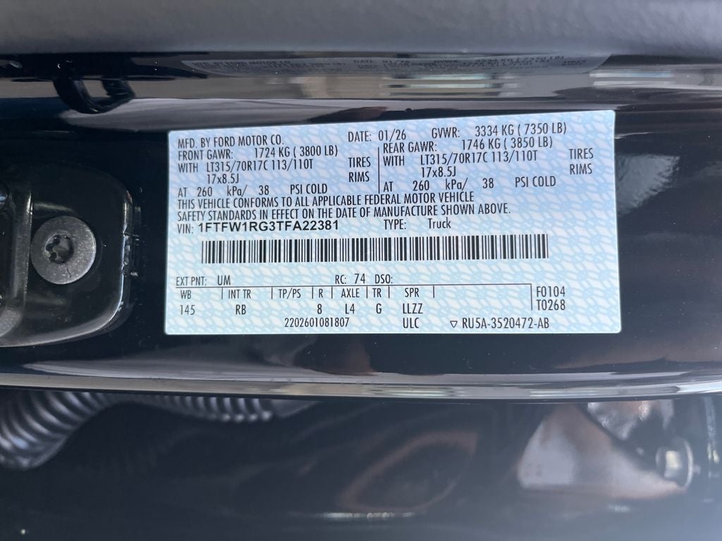 2026 Ford F-150 Raptor