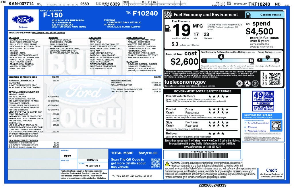 2026 Ford F-150 XLT