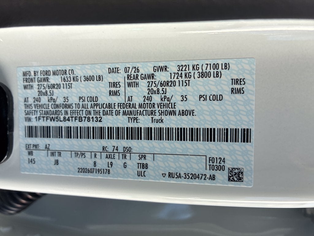 2026 Ford F-150 Lariat
