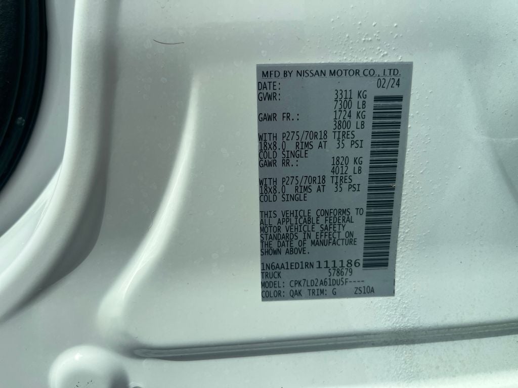 2024 Nissan Titan PRO-4X