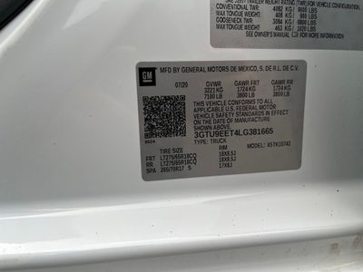 2020 GMC Sierra 1500 AT4