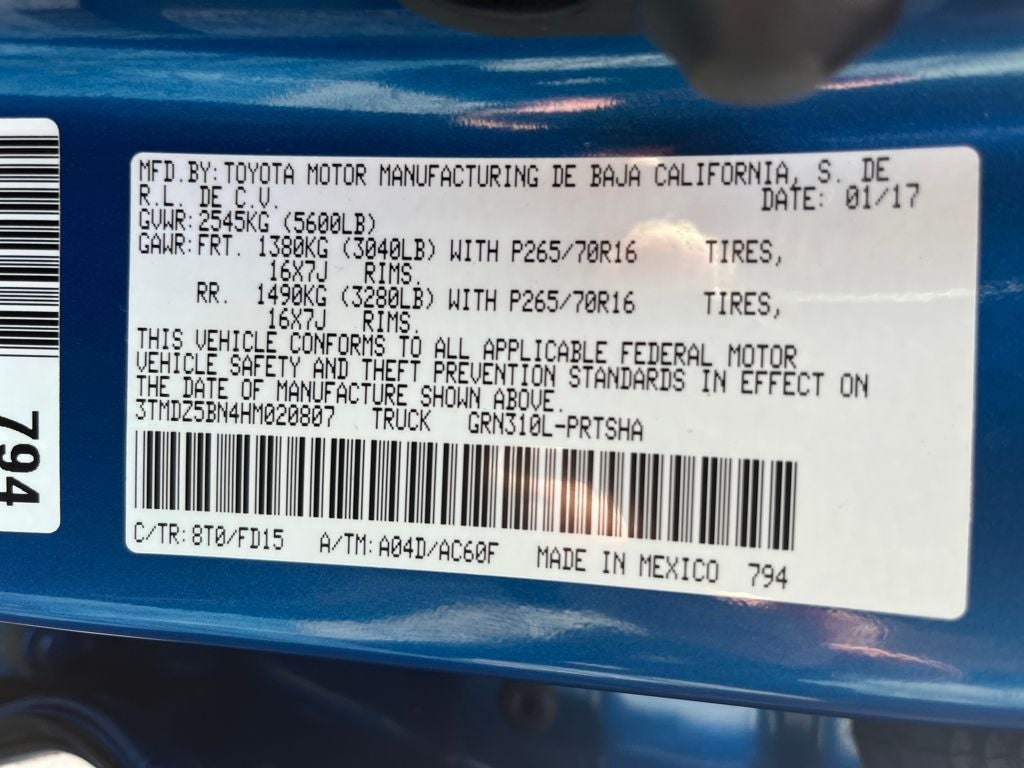 2017 Toyota Tacoma TRD Off-Road V6