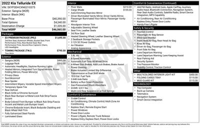 2022 Kia Telluride EX