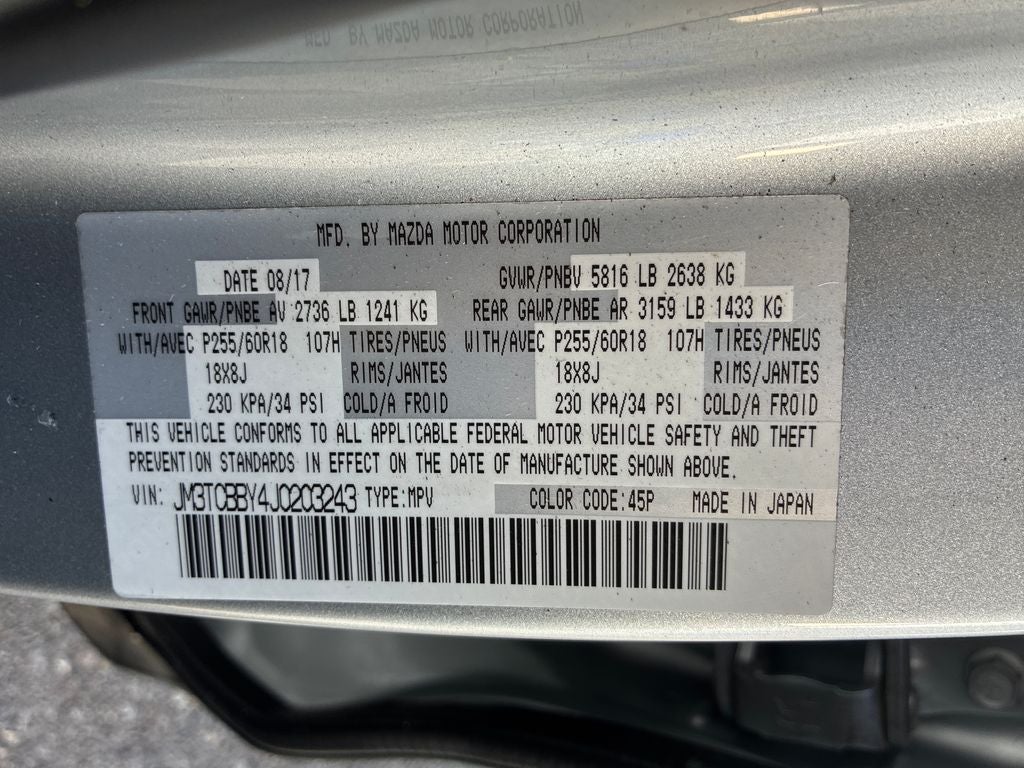 2018 Mazda Mazda CX-9 Sport