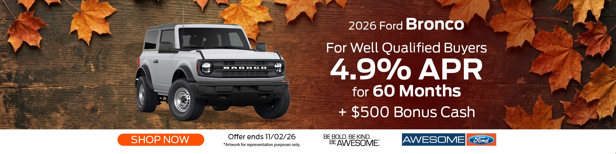 Ford Bronco October 2026 Incentives