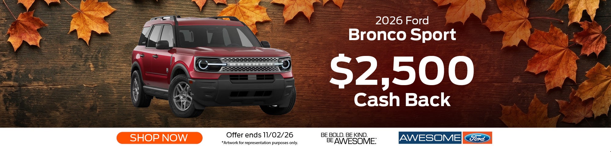Bronco Sport 2026 October Incentives