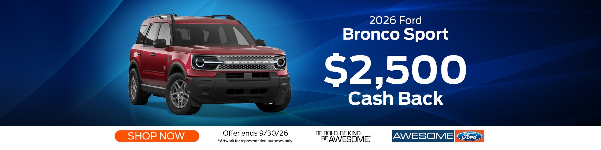 Bronco sport september 2026 incentives
